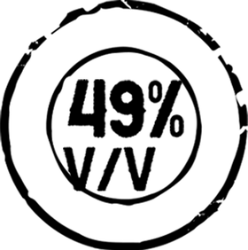 49% v/v stamp